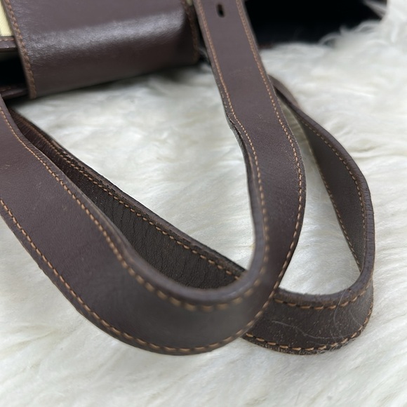 💯 Authentic BURBERRY  Haymarket Check Buckle Satchel Bag🍀 - Picture 17 of 17